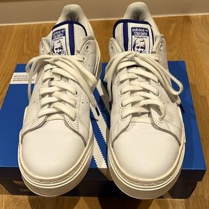 Adidas STAN SMITH BONEGA sneakers. Size 8.5. Platform. White. No box.